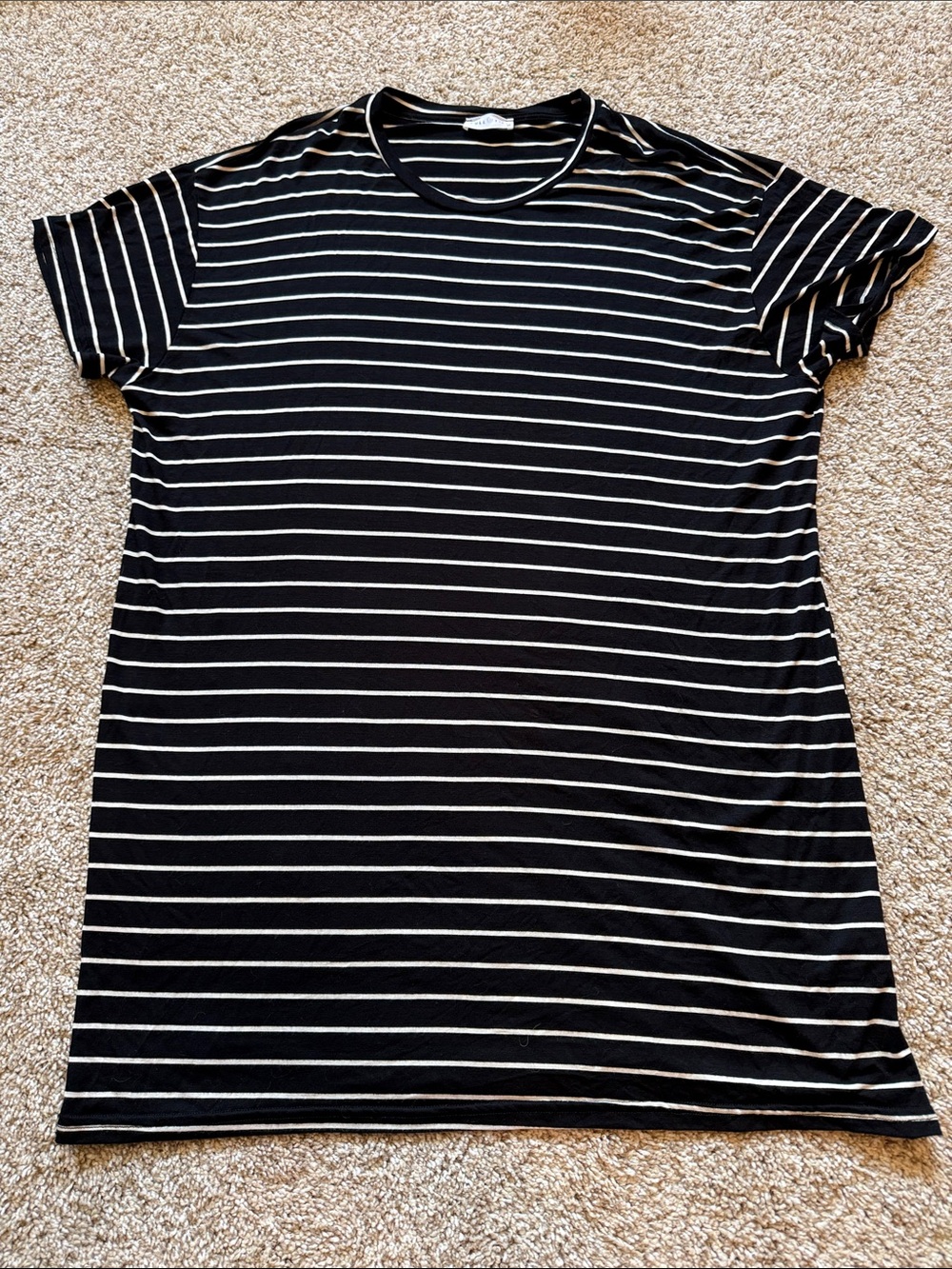 Black & White Striped Dress